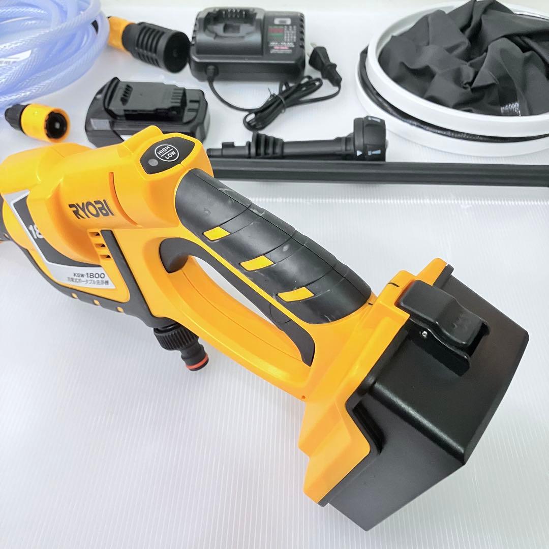 【極美品】 RYOBI 高圧洗浄機 KSW-1800L1 本体