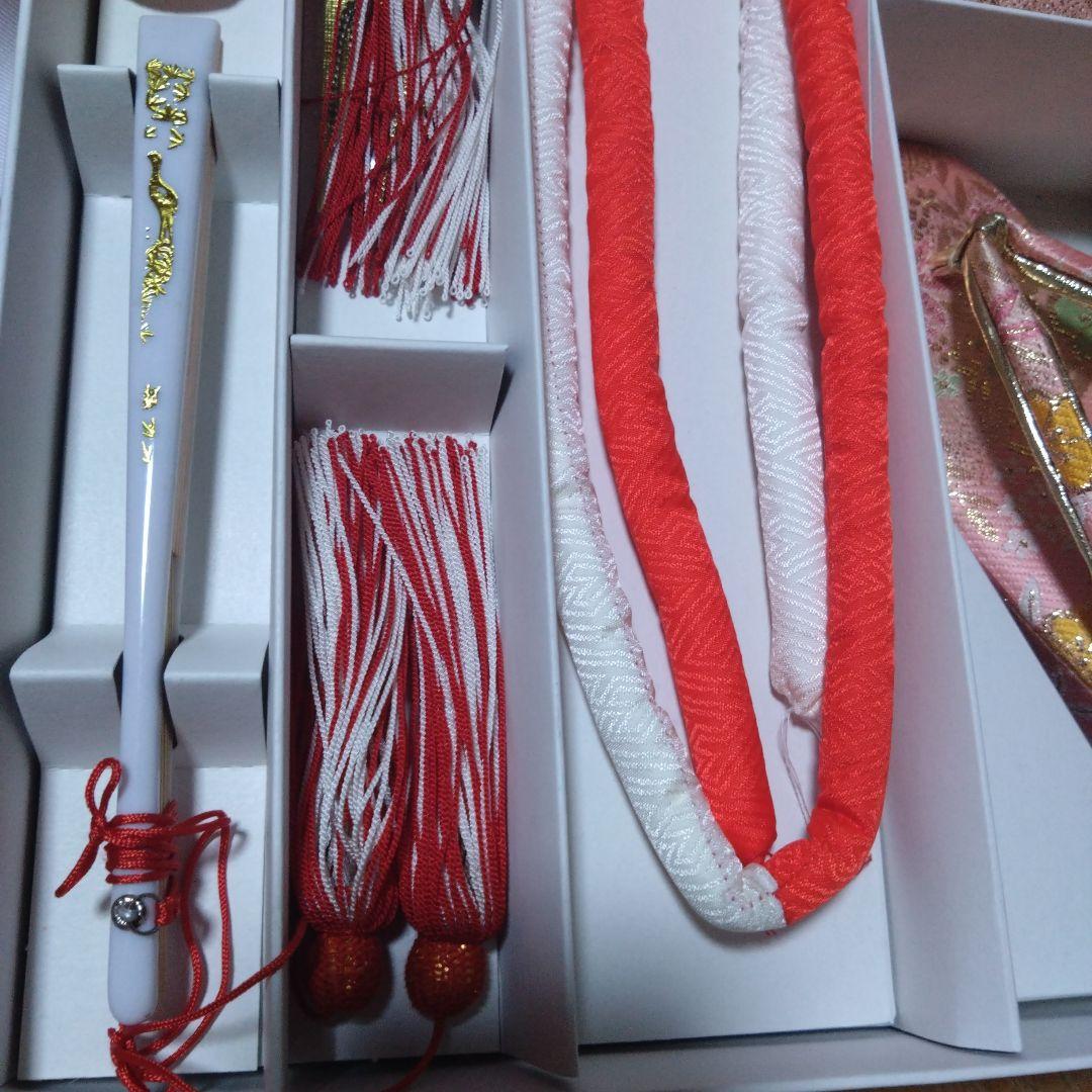 七五三★帯.バッグ.草履.筥迫.ピンク花柄