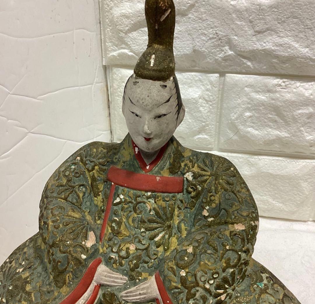 希少 土人形 雛人形 ひな人形 骨董 江戸時代? 大きさ 高さ23ｃｍ
