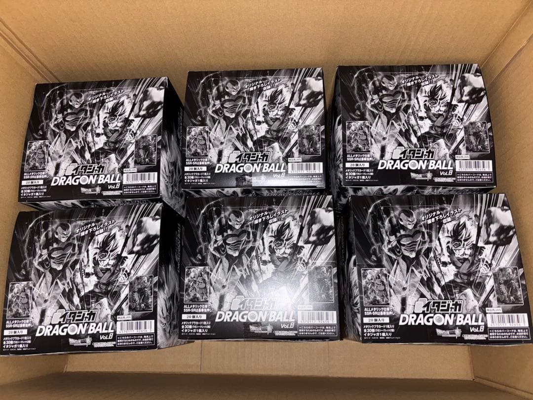 6BOX イタジャガ ドラゴンボール vol.8 食玩 未開封品 カード