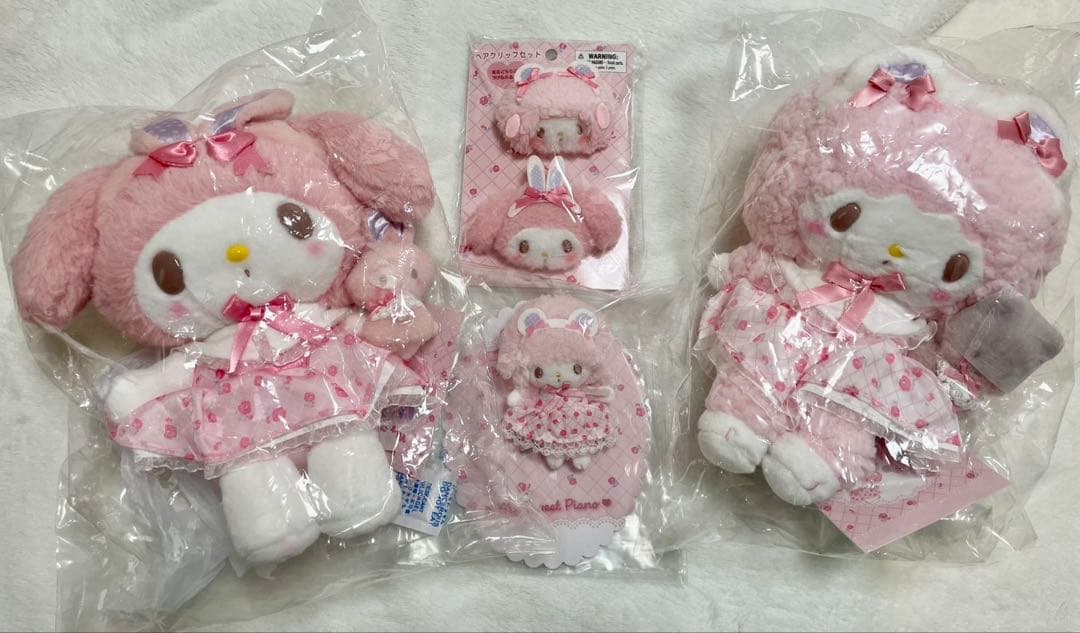 マイメロディ ピアノ 私のちいさなたからもの ぬいぐるみ