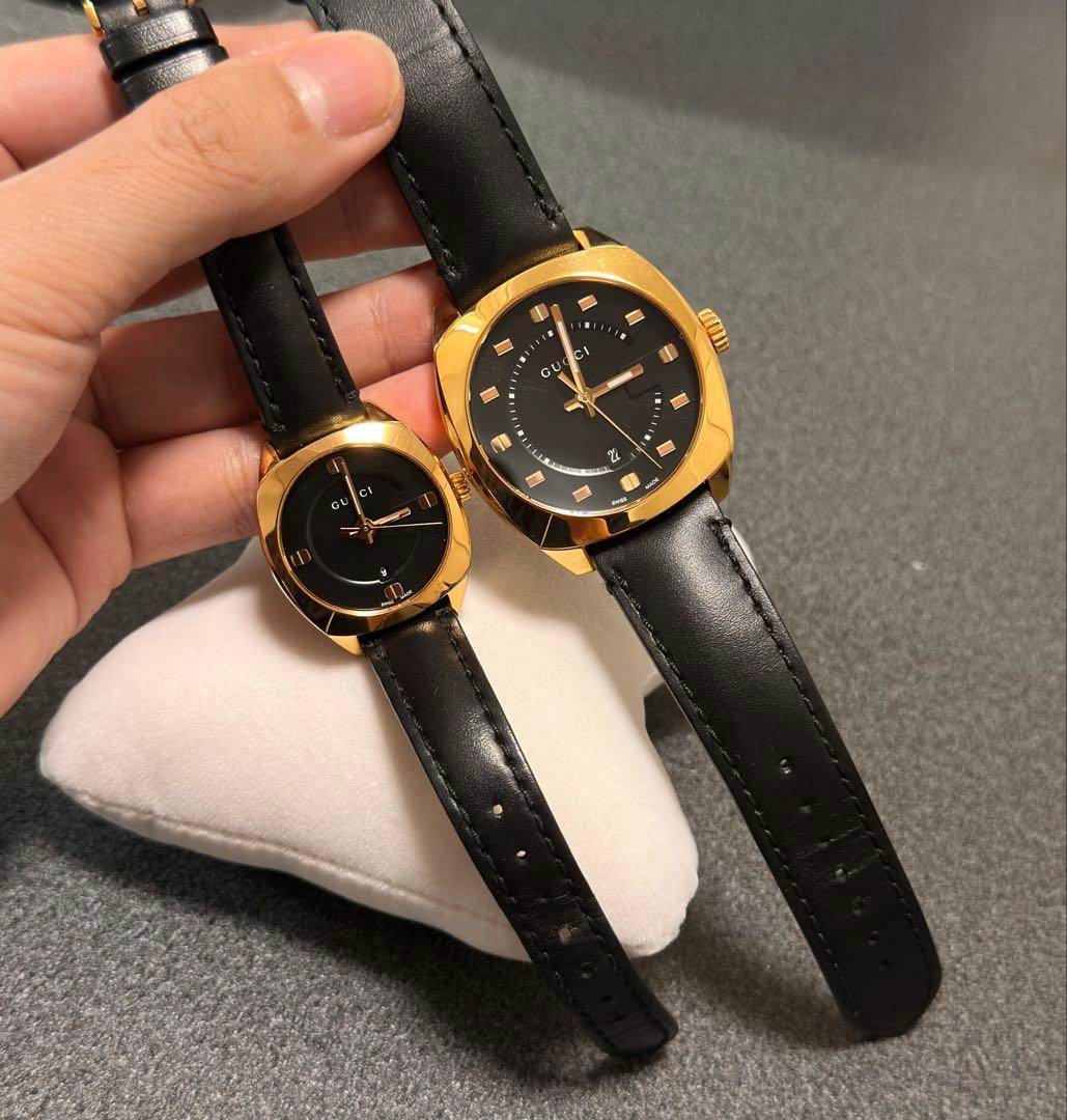 GUCCI ペア時計 142.3 (メンズ) 142.5 (レディース)