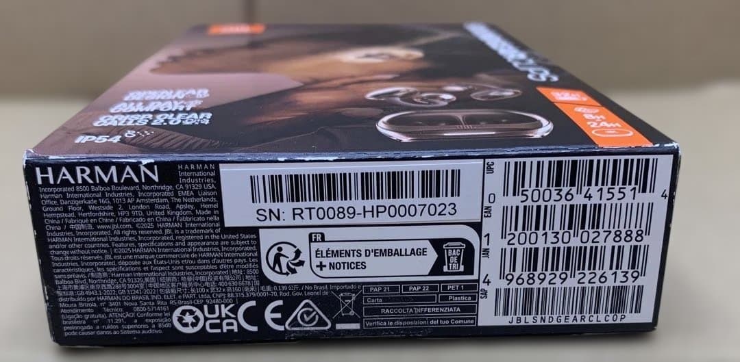 JBL Soundgear Clips 完全ワイヤレスイヤホン