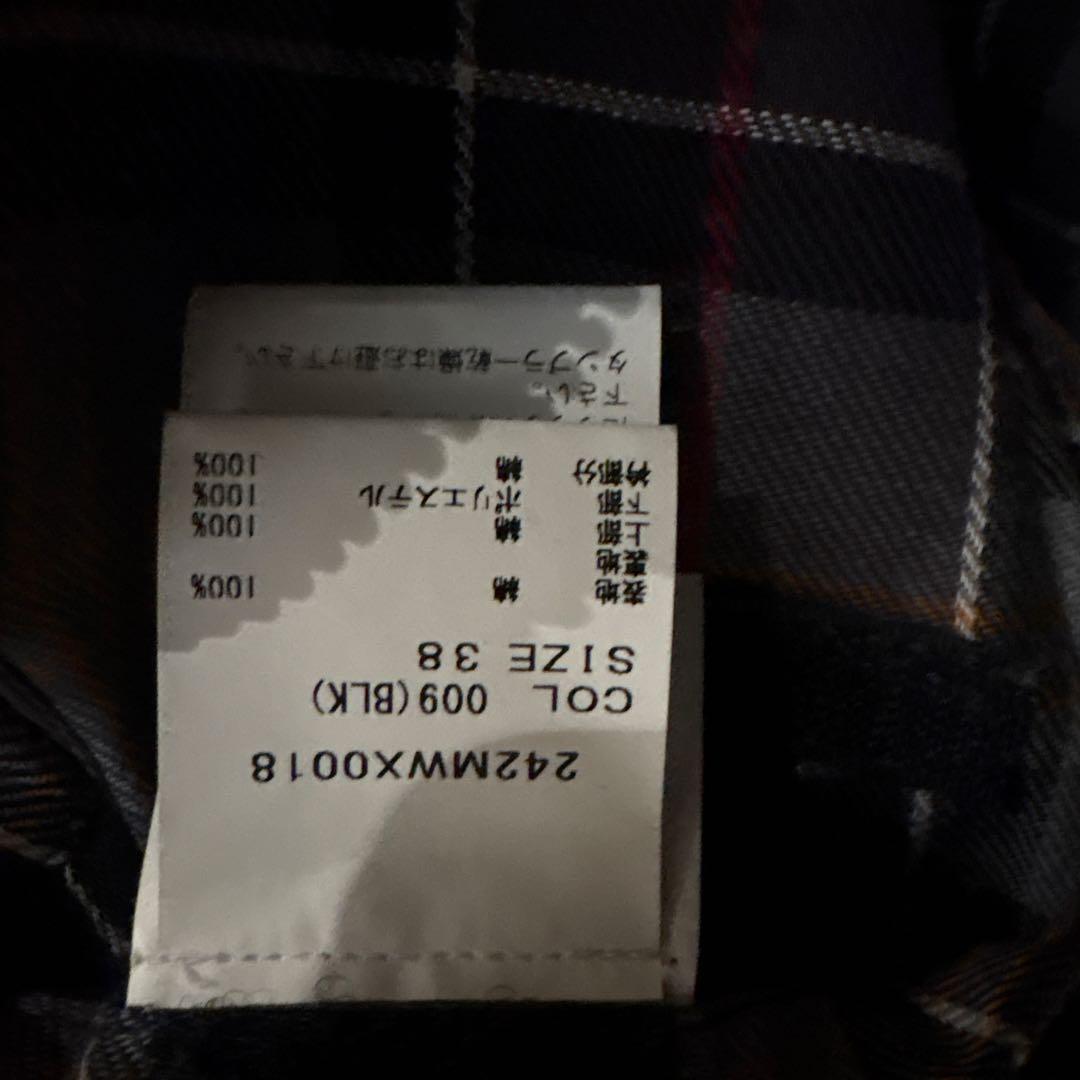 24年製 バブアー ビデイル 38 ブラック オイルドジャケット