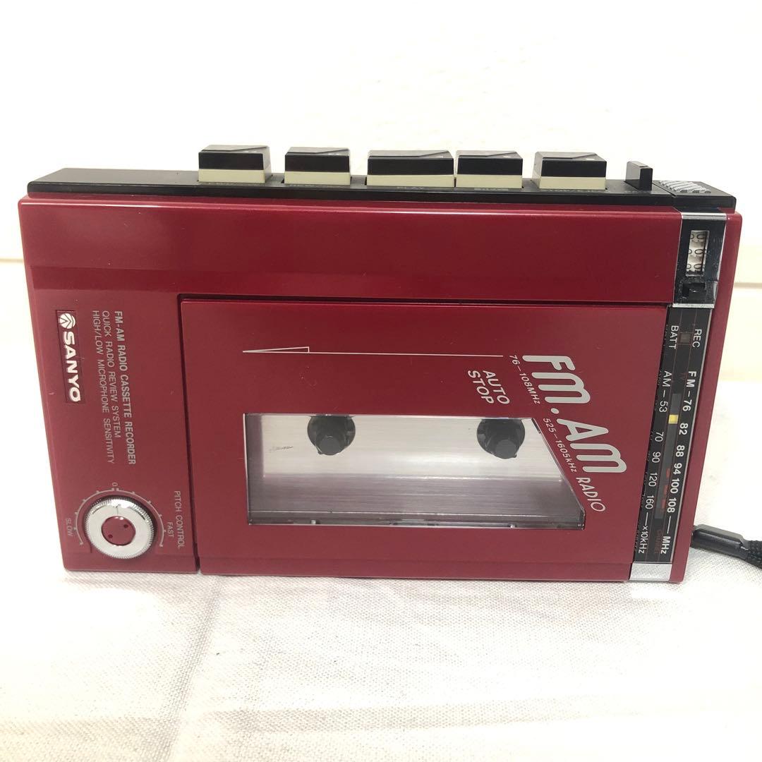 送料込★新品級美品★SANYO MR-60 ラジカセ　ラジオ動作確認済 レトロ