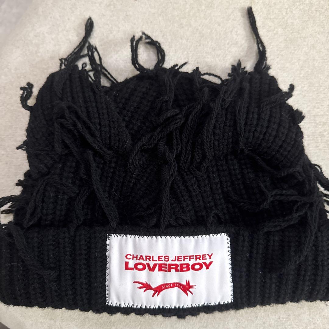 CHARLES JEFFREY LOVERBOY ブラックニット帽