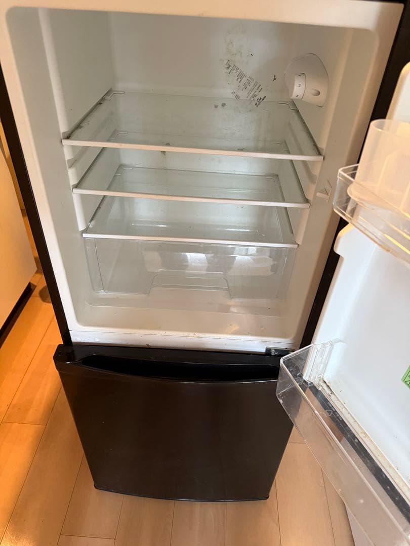 IRIS OHYAMA ブラック冷蔵庫