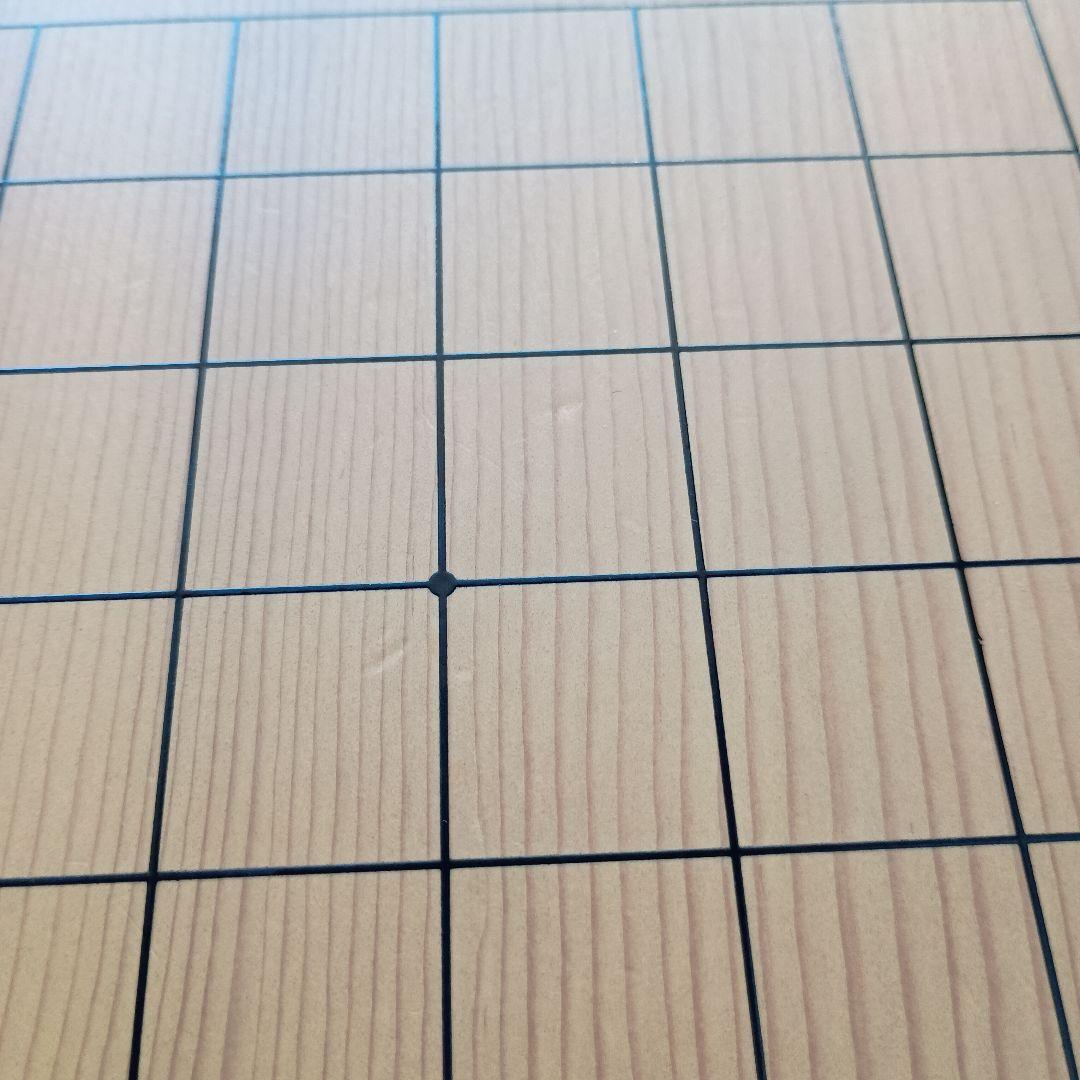 高級碁盤（17.2cm）柾目 蛤白石（180） 那智黒石（181）