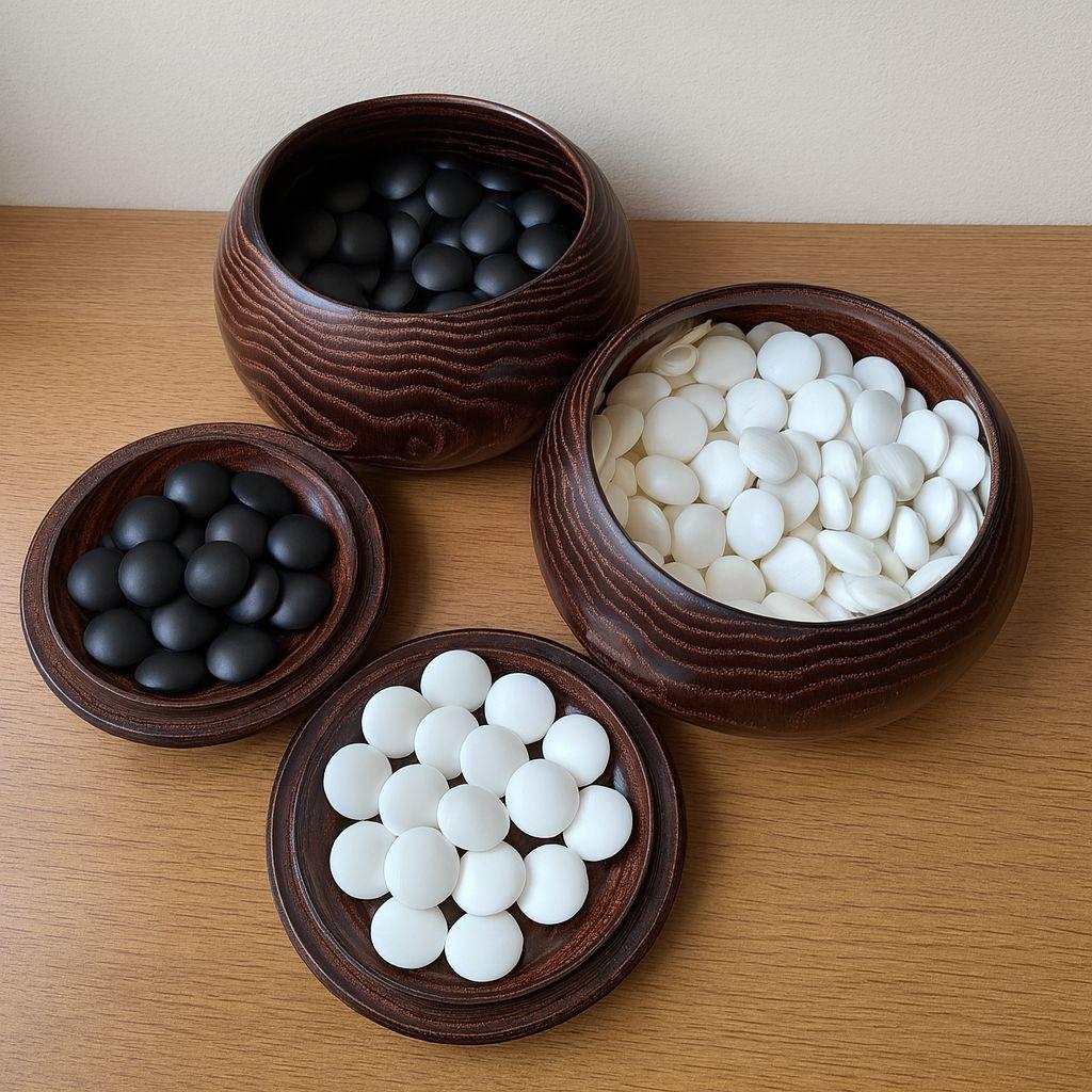 碁石　囲碁 碁笥 蛤碁石 那智黒 31号