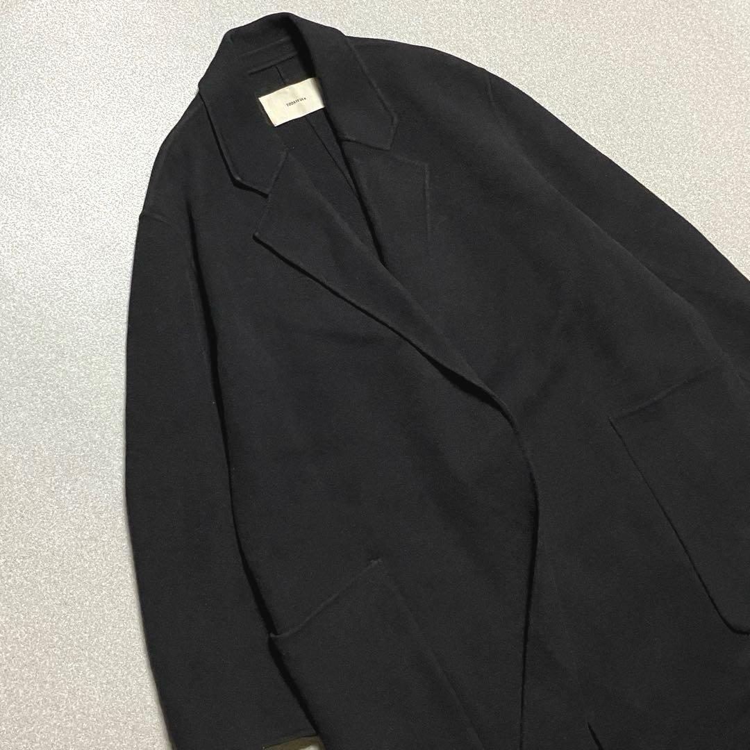 【近年✨大きなポッケ】TODAYFULウールオーバーコート ロング黒トゥデイフル