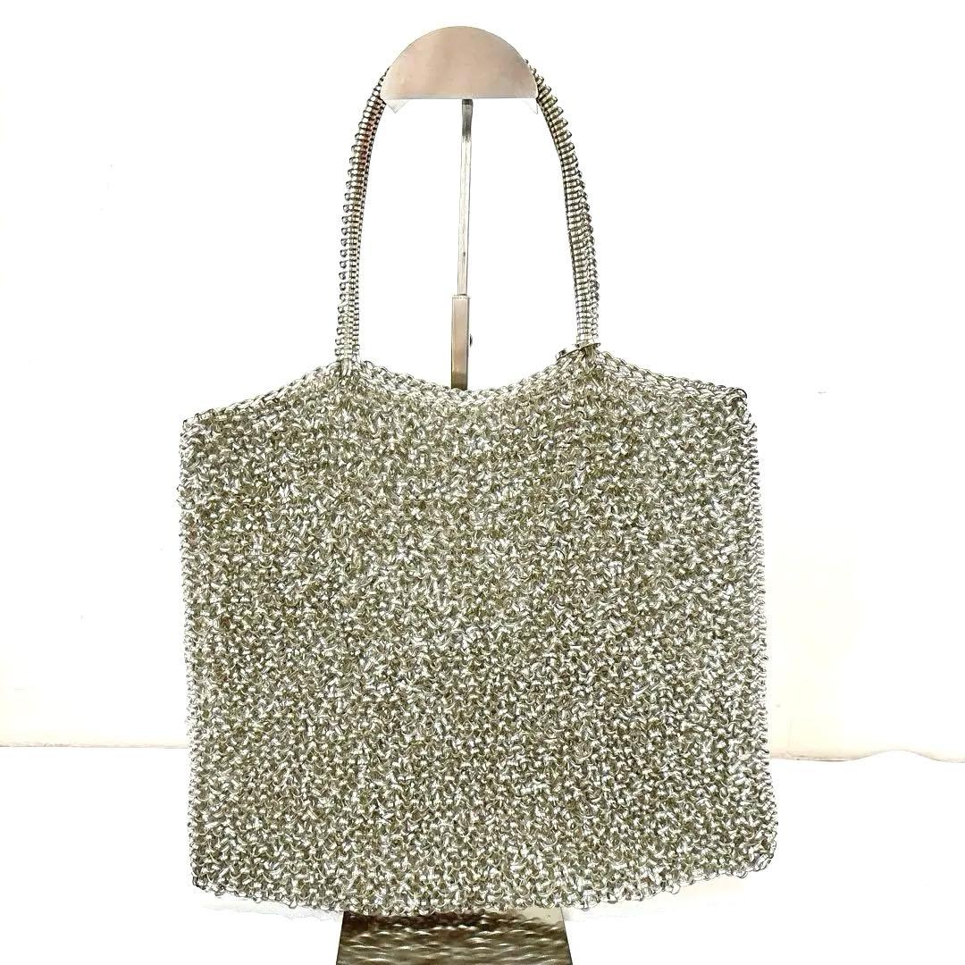 ANTEPRIMA アンテプリマ　ワイヤーバッグラージ シルバー　チェーン