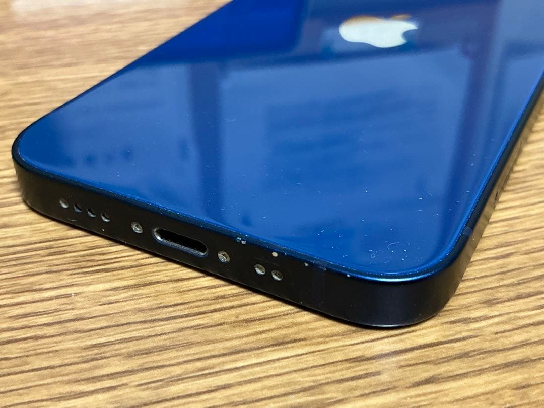 【大容量256GB】iPhone 12 mini ブルー リヤカメラピント不良