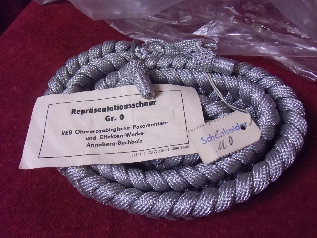 ＮＶＡ東ドイツ軍/人民軍/国境警備隊/ＳＴＡＳＩ/ＭＦＳ＊初期＊名誉飾緒（実物）