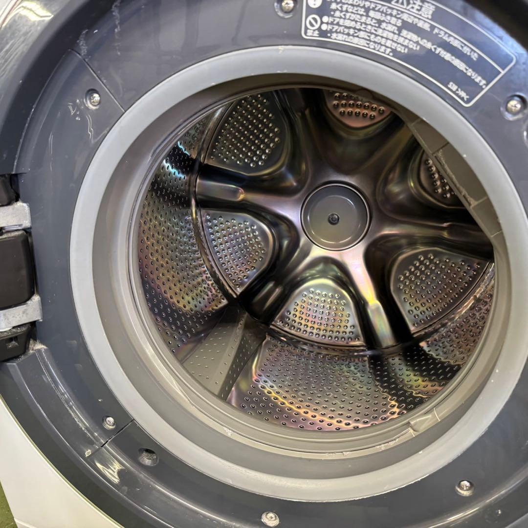 296 日立ドラム式洗濯機　10/6キロ　小型　一人暮らし　左開き　乾燥付き