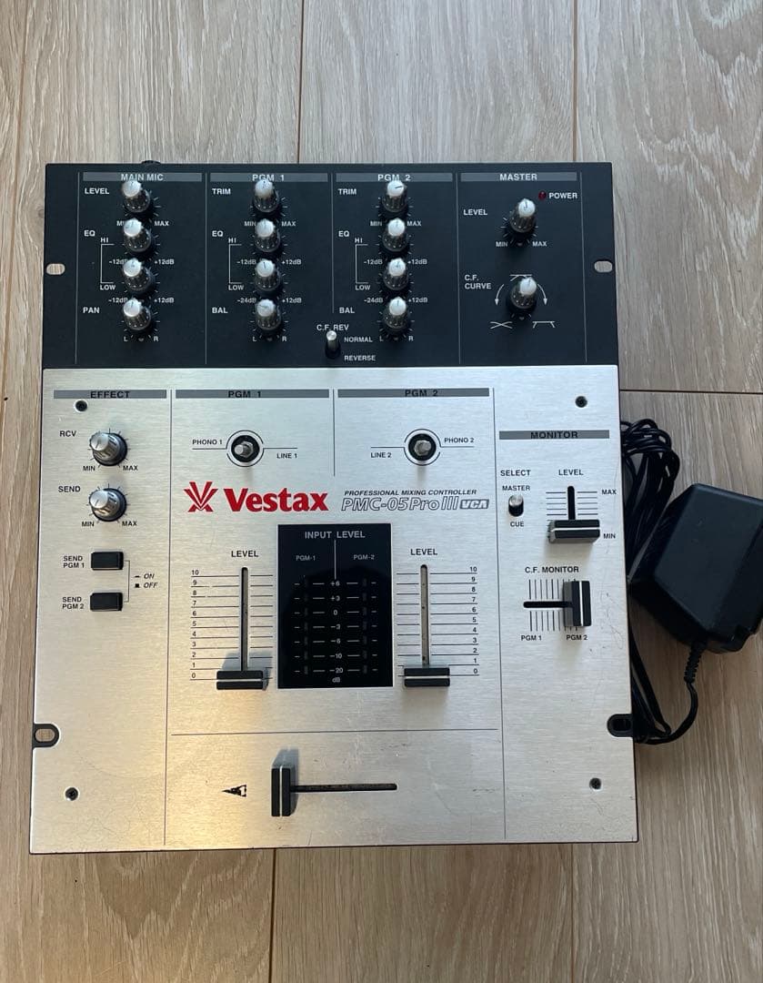 【音出確認済】Vestax PMC-05ProIII vca DJミキサー