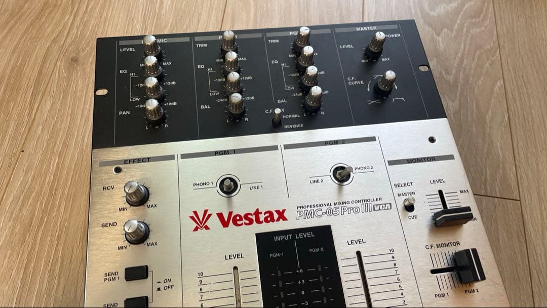 【音出確認済】Vestax PMC-05ProIII vca DJミキサー