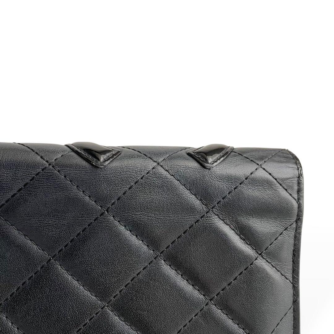 箱カードシール有り✨シャネルカンボンラインマトラッセ長財布ピンクCHANEL