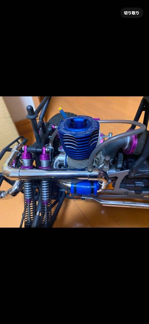 HPI サベージ　バーンバーナー製デュアルマフラー