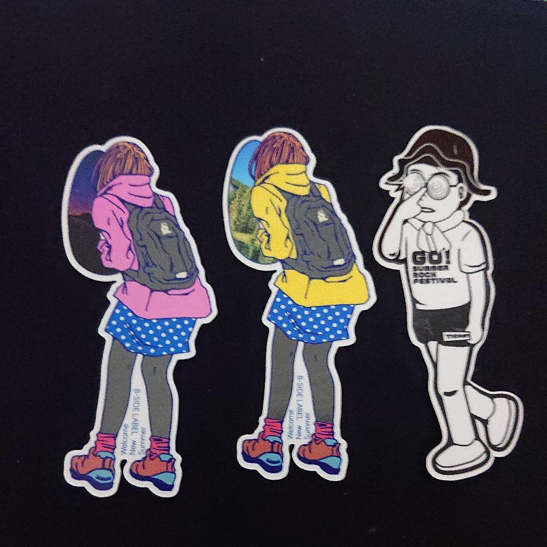 ビーサイドレーベル 夏企画？ステッカー エキサイティング 9種類