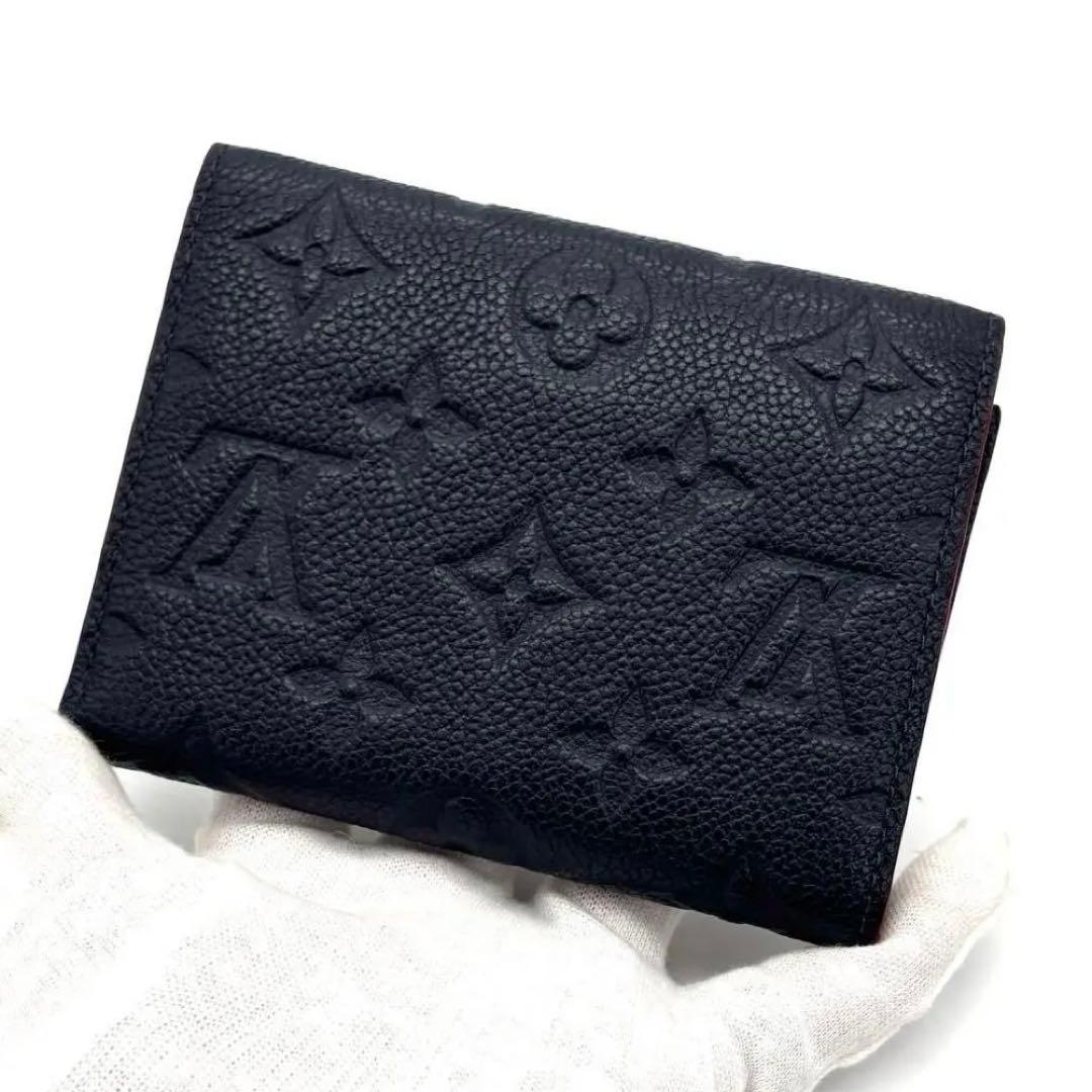 【未使用級】ルイヴィトン アンプラント ヴィクトリーヌ マリーヌ 三つ折り財布