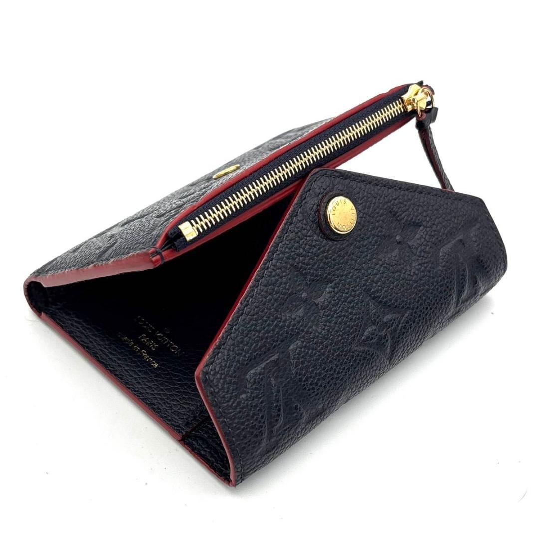 【未使用級】ルイヴィトン アンプラント ヴィクトリーヌ マリーヌ 三つ折り財布