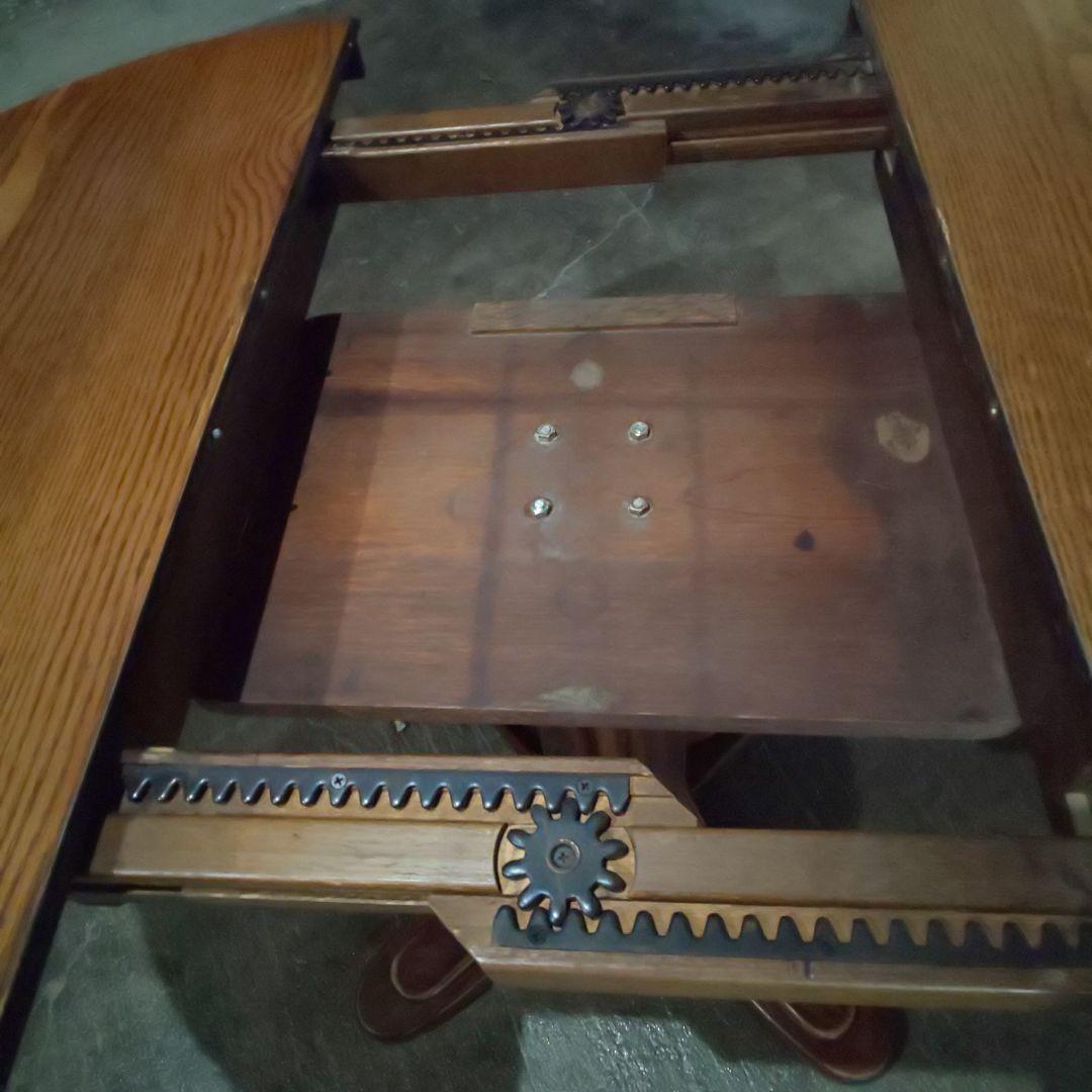 専用　シンリー ダイニングテーブル 伸長式 丸テーブル 木製 ヴィンテージ