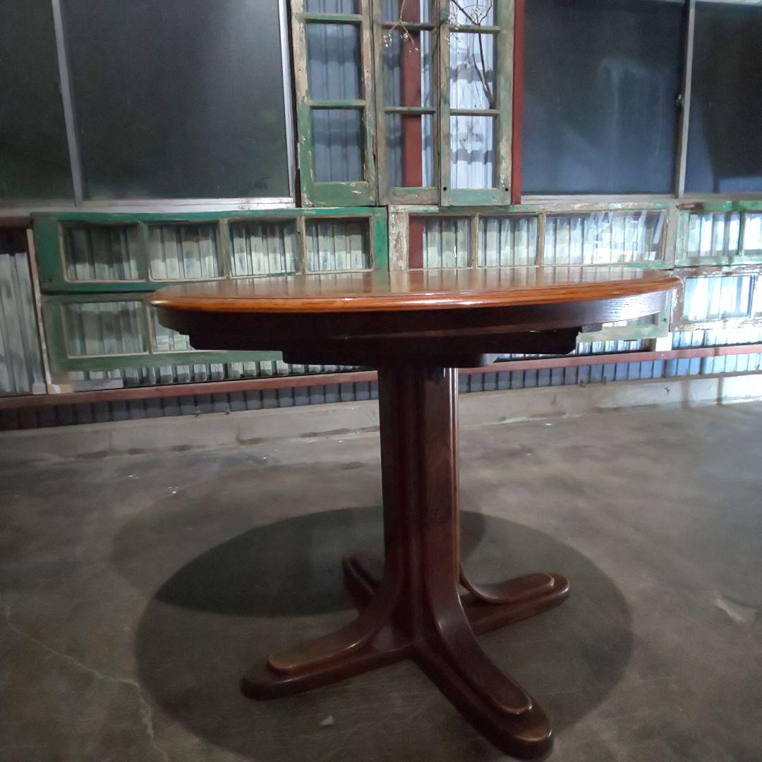 専用　シンリー ダイニングテーブル 伸長式 丸テーブル 木製 ヴィンテージ