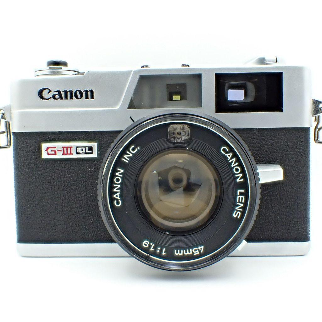 【動作確認済】CANON New Canonet QL19 G-Ⅲ電池&ケース付
