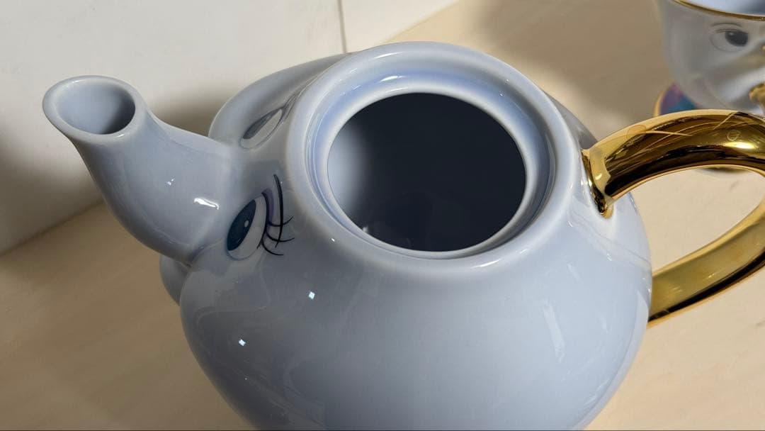 美女と野獣 ティーセット 陶器製