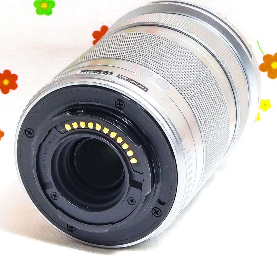 オリンパス M.ZUIKO 40‐150㎜☆望遠レンズ☆シルバー
