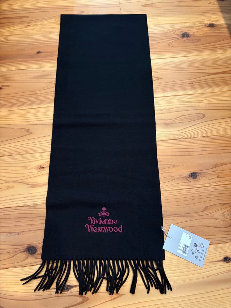 Vivienne Westwood ブラックマフラー