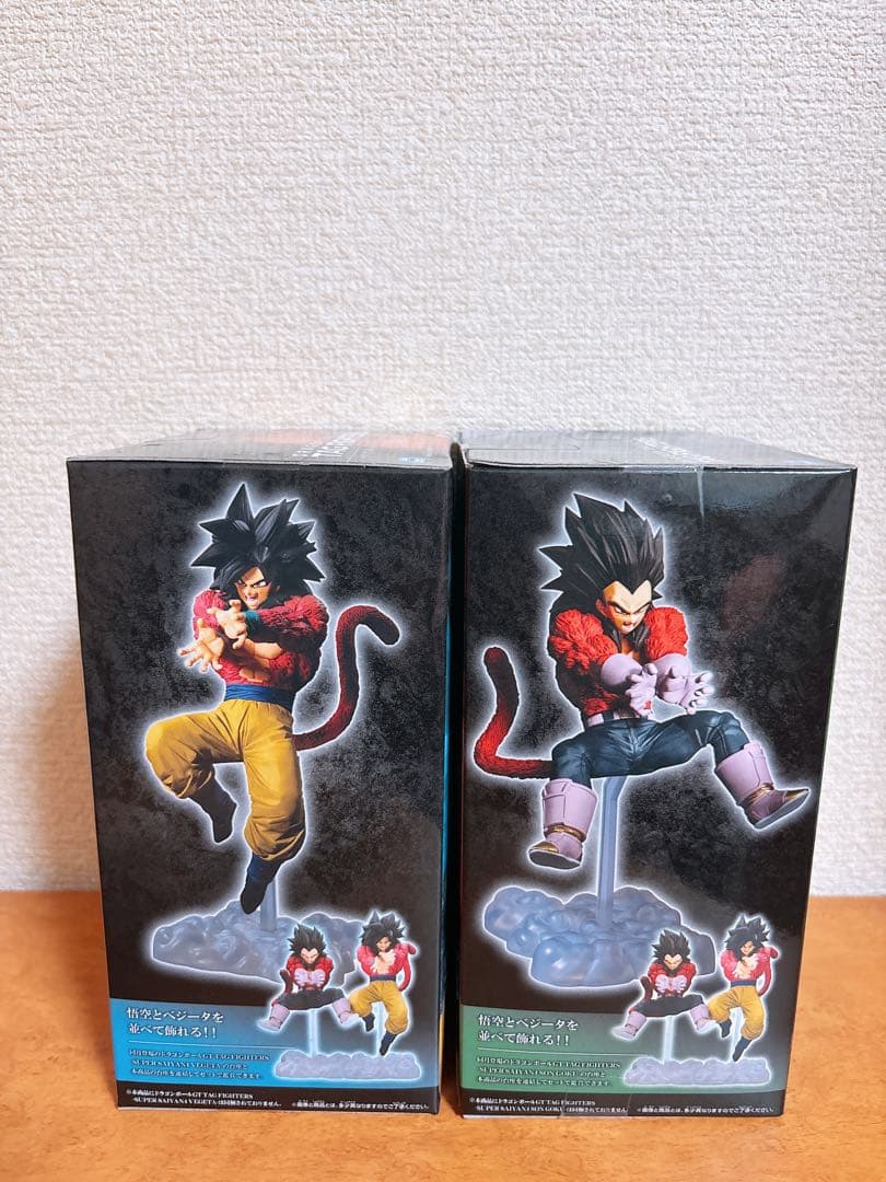 ドラゴンボール 一番くじ 超サイヤ人4ゴジータ 孫悟空 ベジータ フィギュア