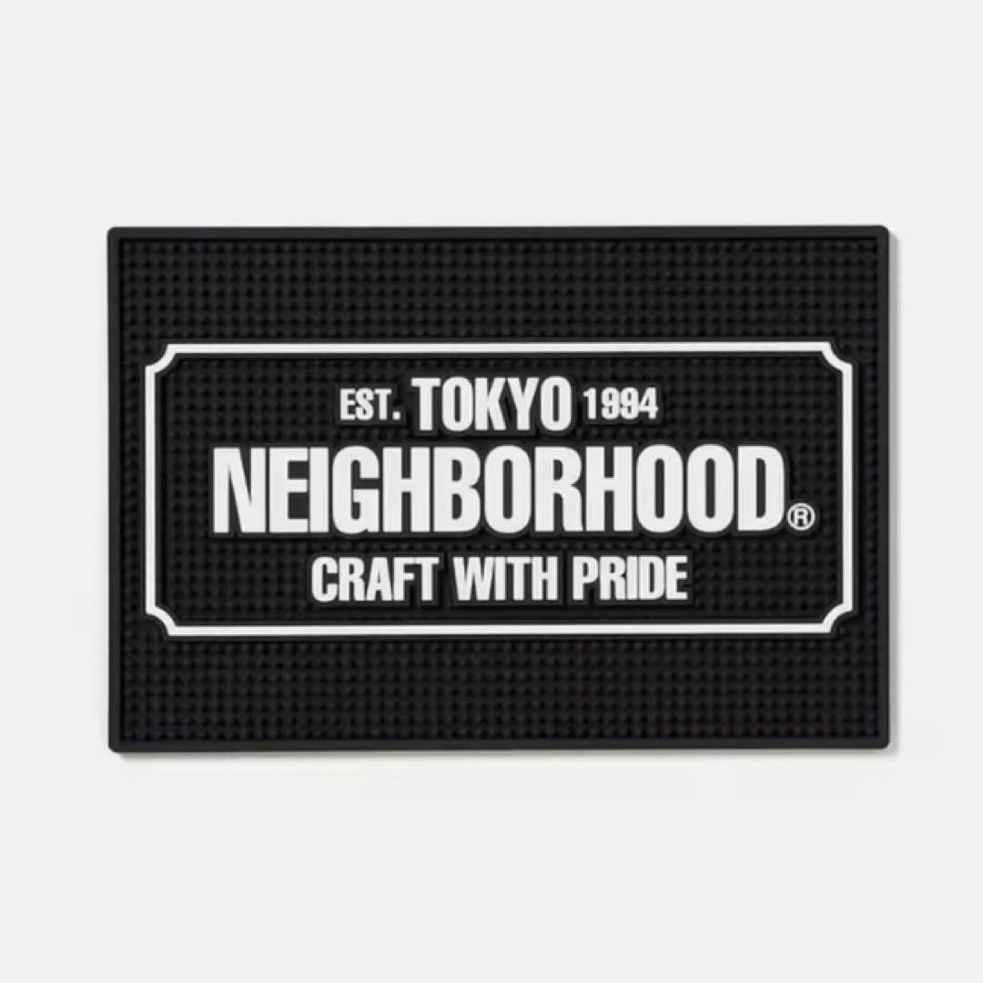 NEIGHBORHOOD カウンターマットブラック 35×24