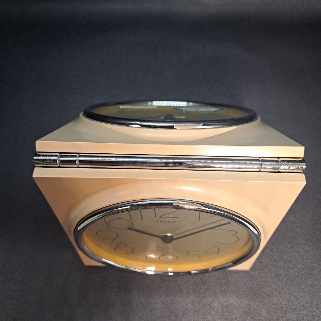 希少　SEIKO　セイコー　クォーツ　クロック　掛・置兼用時計　文字盤自在回転