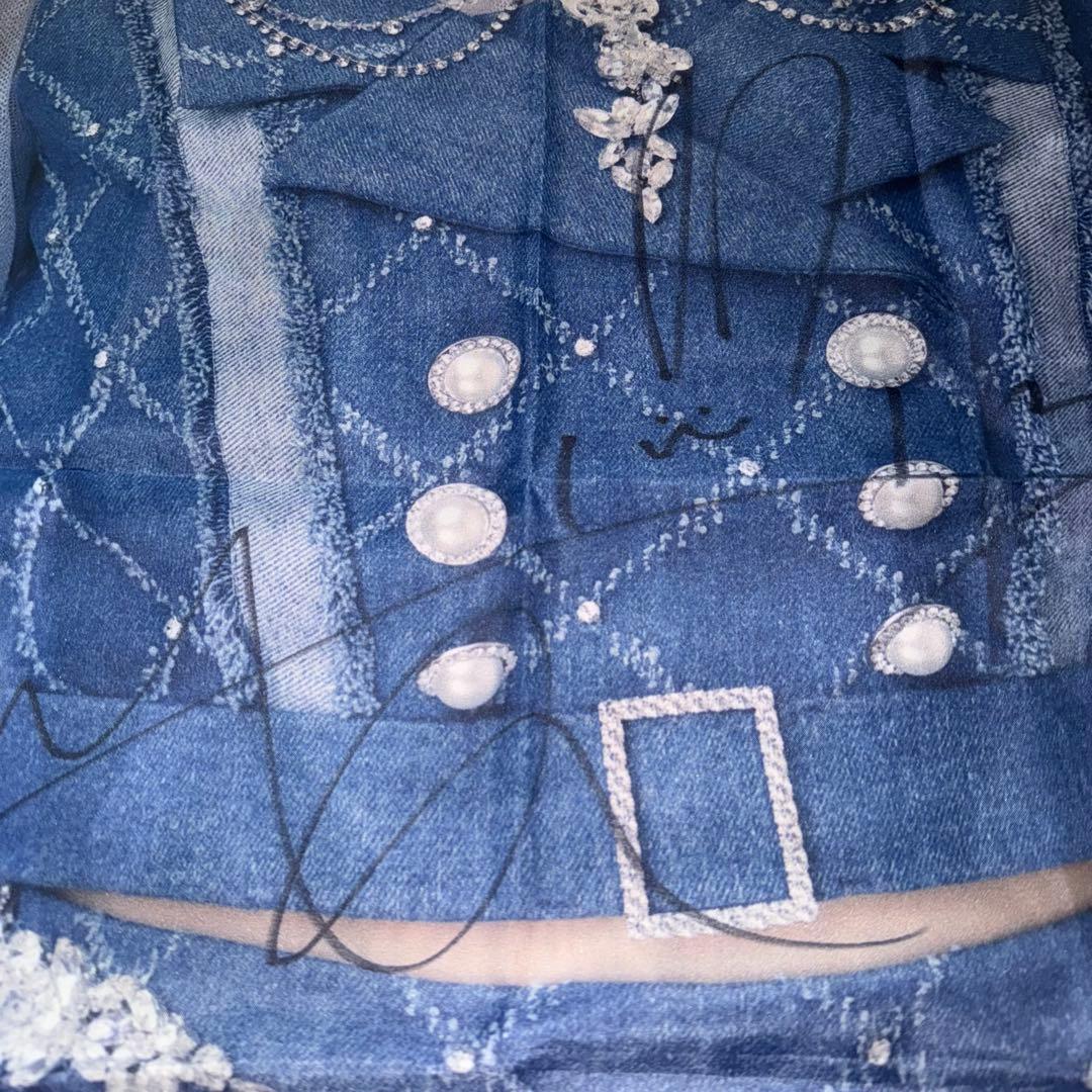 =LOVE イコラブ 5周年 ラッフル 直筆 サイン のぼり 展示品 佐々木舞香