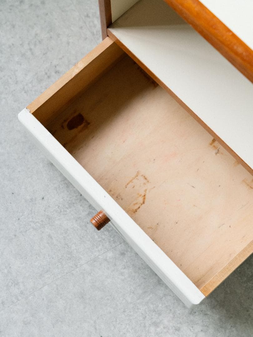 vintage サイドボード 収納 スツール キャスター付 レトロ モダン