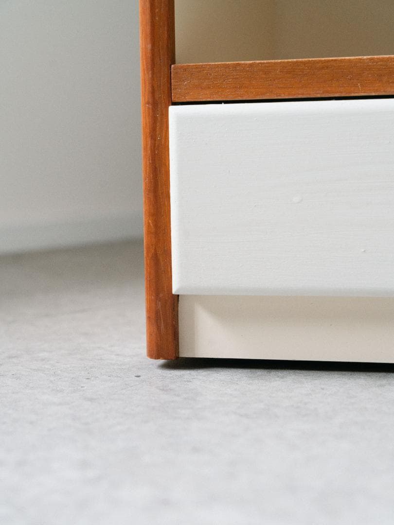 vintage サイドボード 収納 スツール キャスター付 レトロ モダン