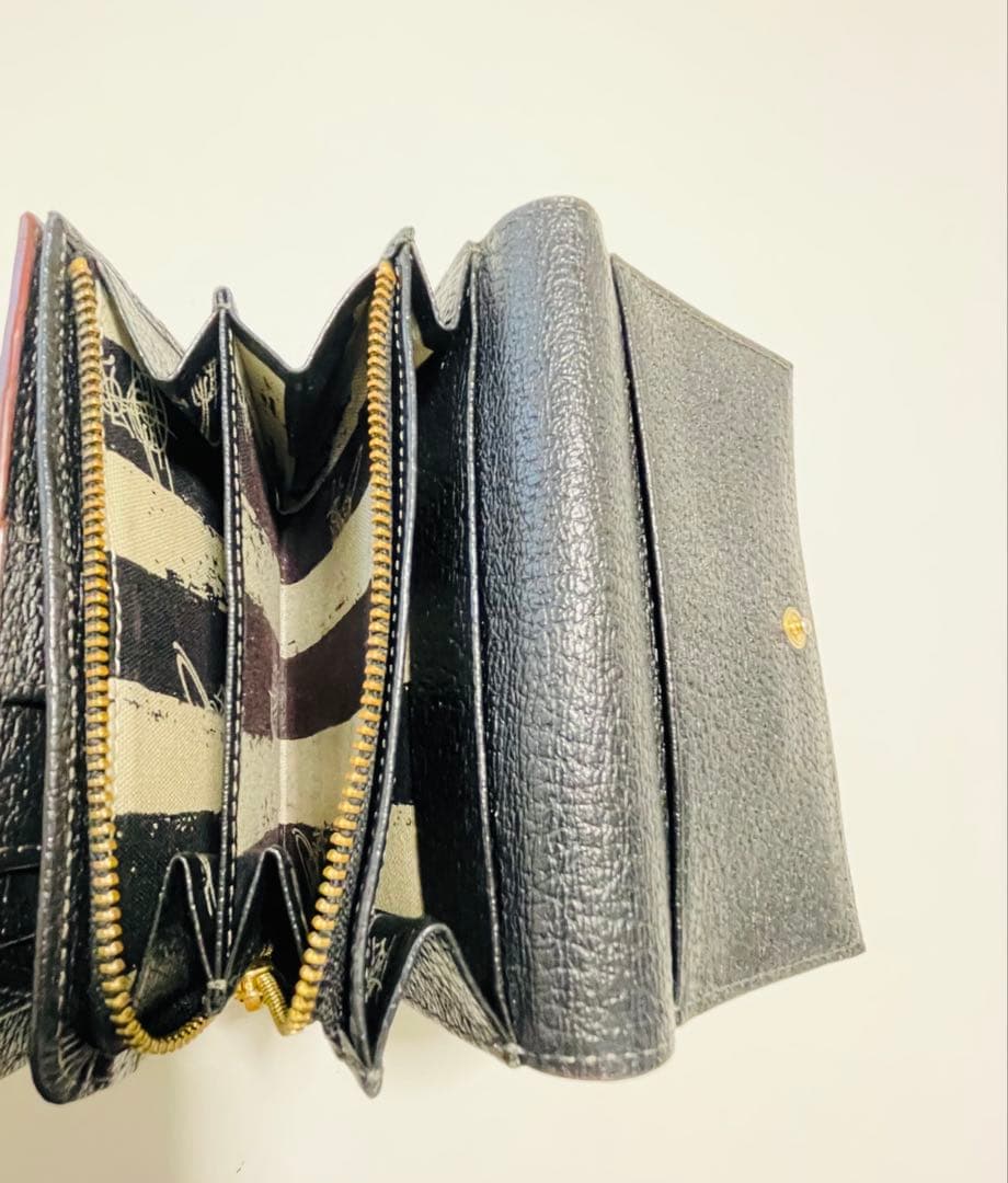 Vivienne Westwood ブラック 二つ折り財布 箱あり