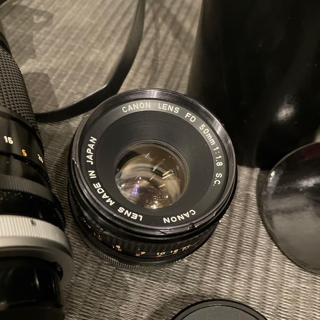 【昭和レトロ】Canonキャノン　FTb 一眼レフカメラ・レンズ等　セット！！
