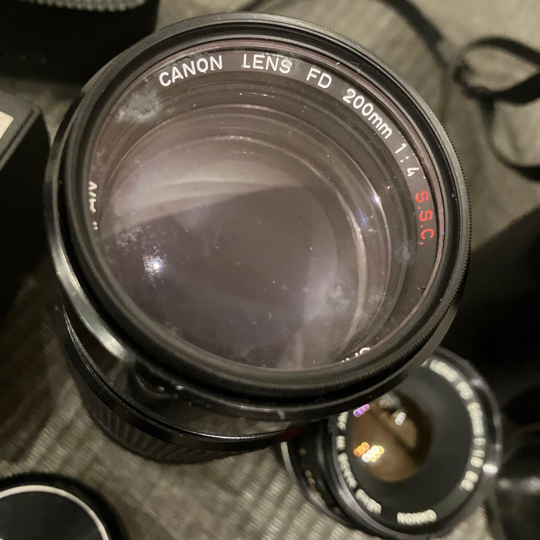 【昭和レトロ】Canonキャノン　FTb 一眼レフカメラ・レンズ等　セット！！