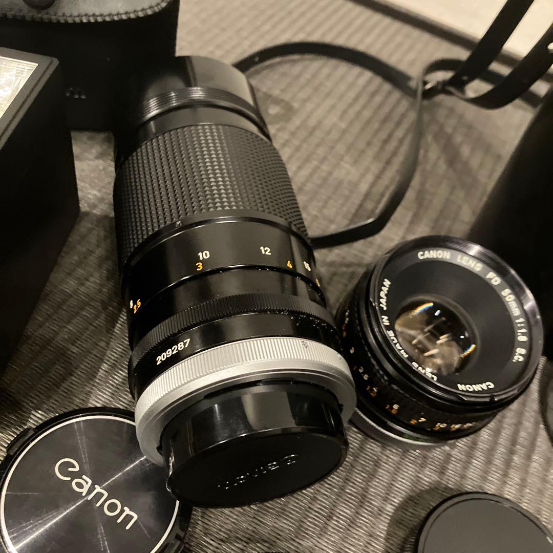 【昭和レトロ】Canonキャノン　FTb 一眼レフカメラ・レンズ等　セット！！