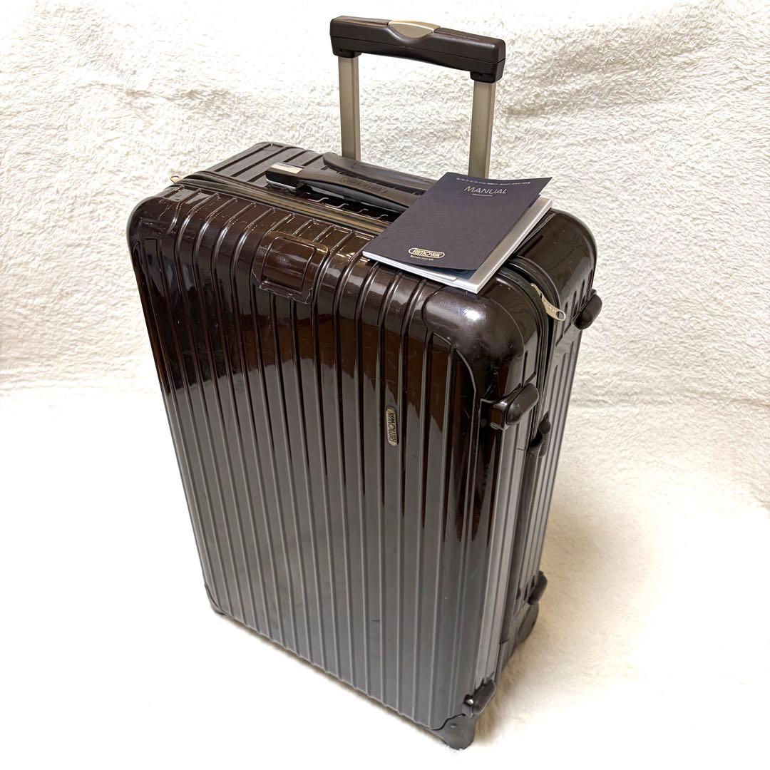 良品 リモワ サルサデラックス 35L 機内持ち込み 2輪 TSAロック 茶色