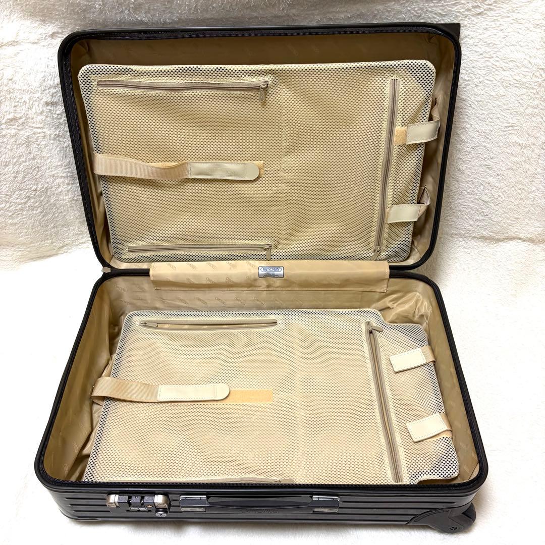 良品 リモワ サルサデラックス 35L 機内持ち込み 2輪 TSAロック 茶色