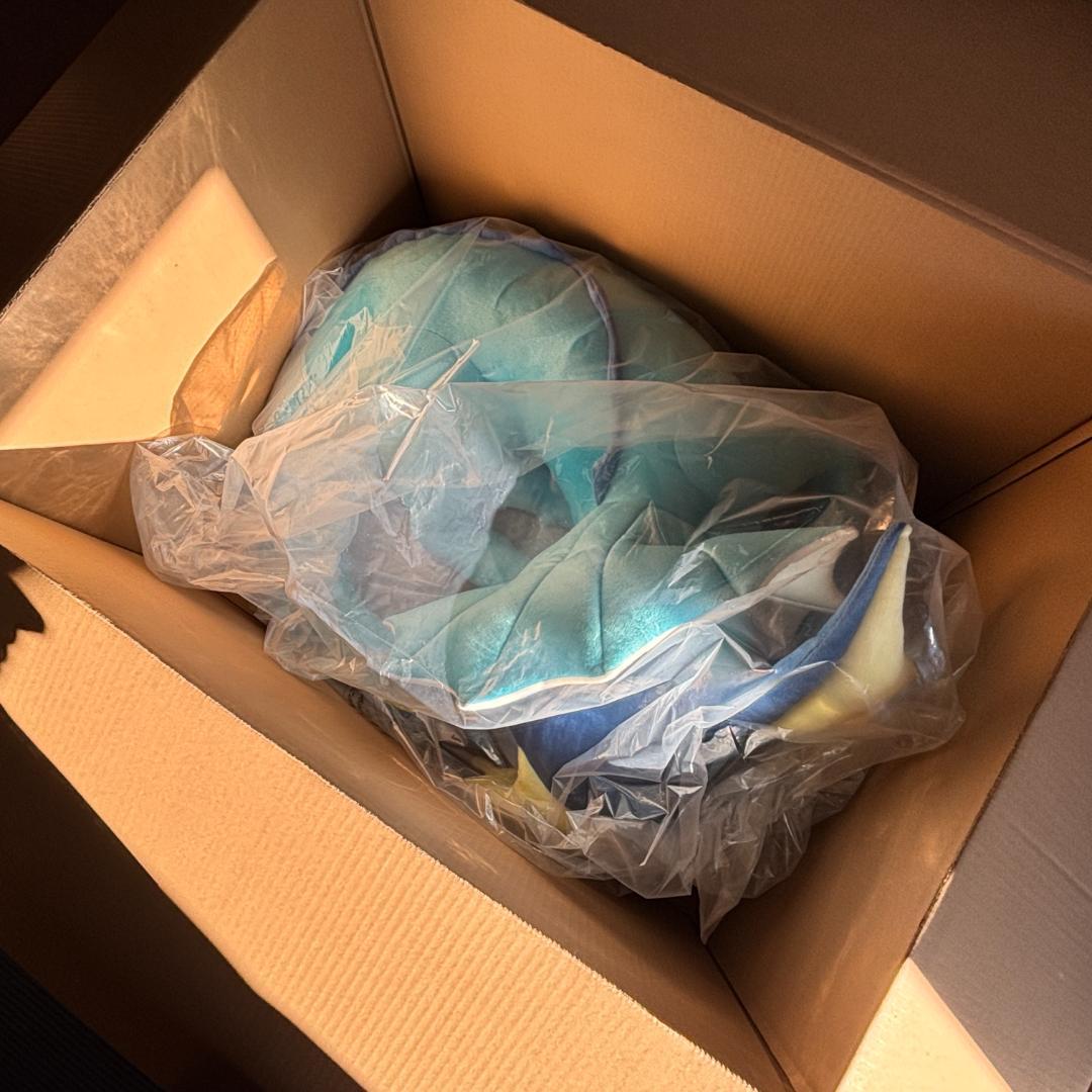 新品未開封 ポケモンセンター受注生産 等身大シャワーズ ぬいぐるみ　希少