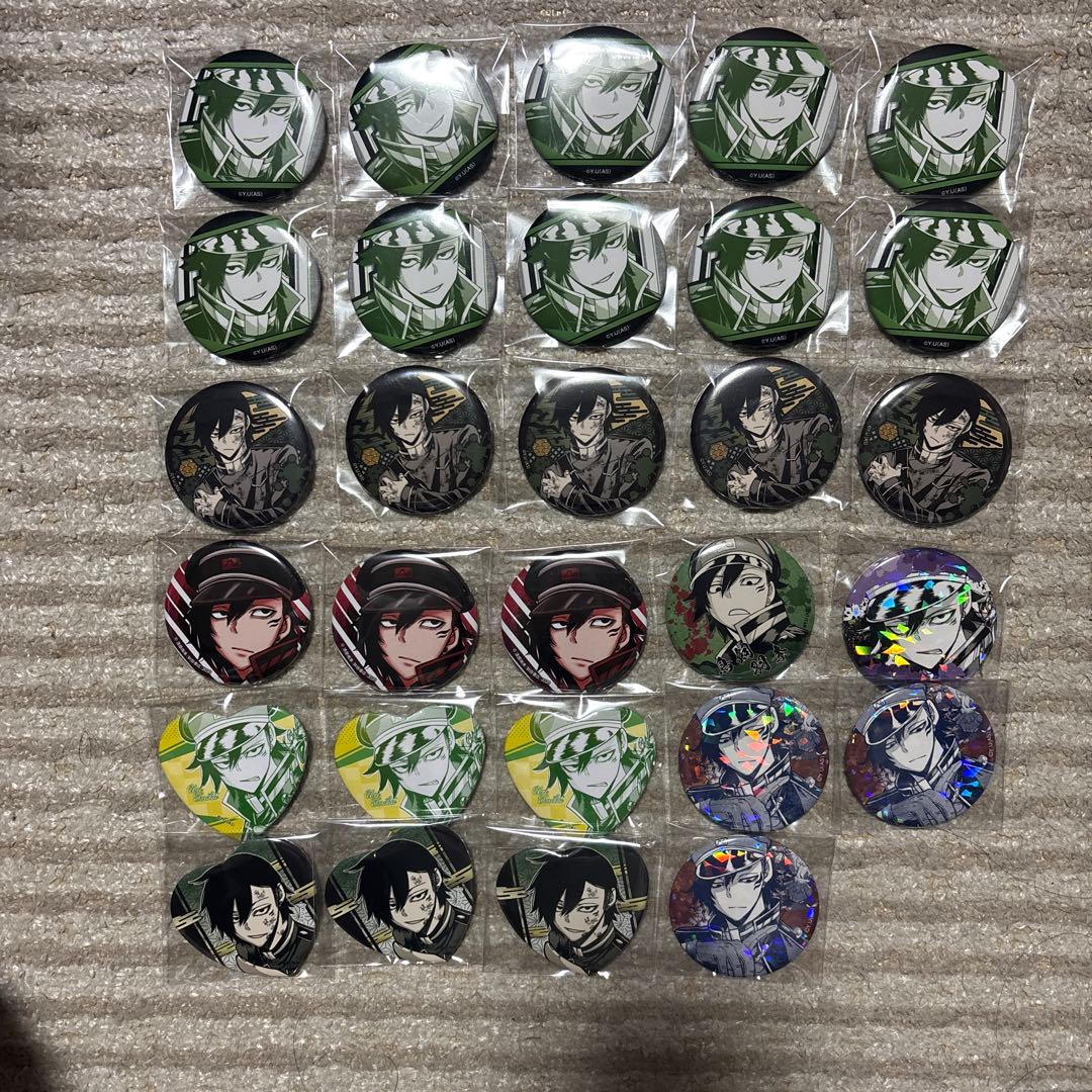 桃源暗鬼　鳥飼羽李　鳥飼　缶バッジ　メディコス　コミケ　ホロ缶　マズル　ハート缶