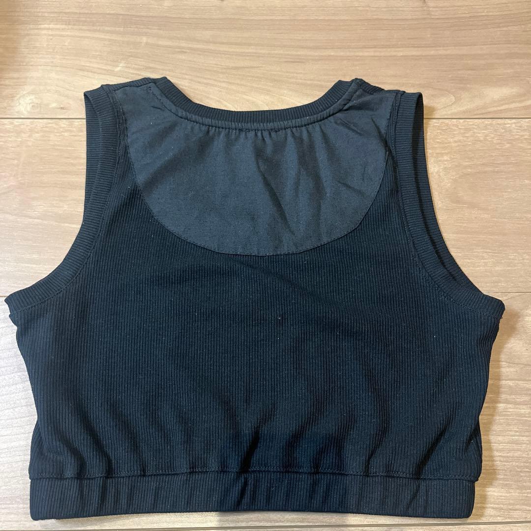 ロエベ　LOEWE タンクトップ　ハーフトップ　S ブラック