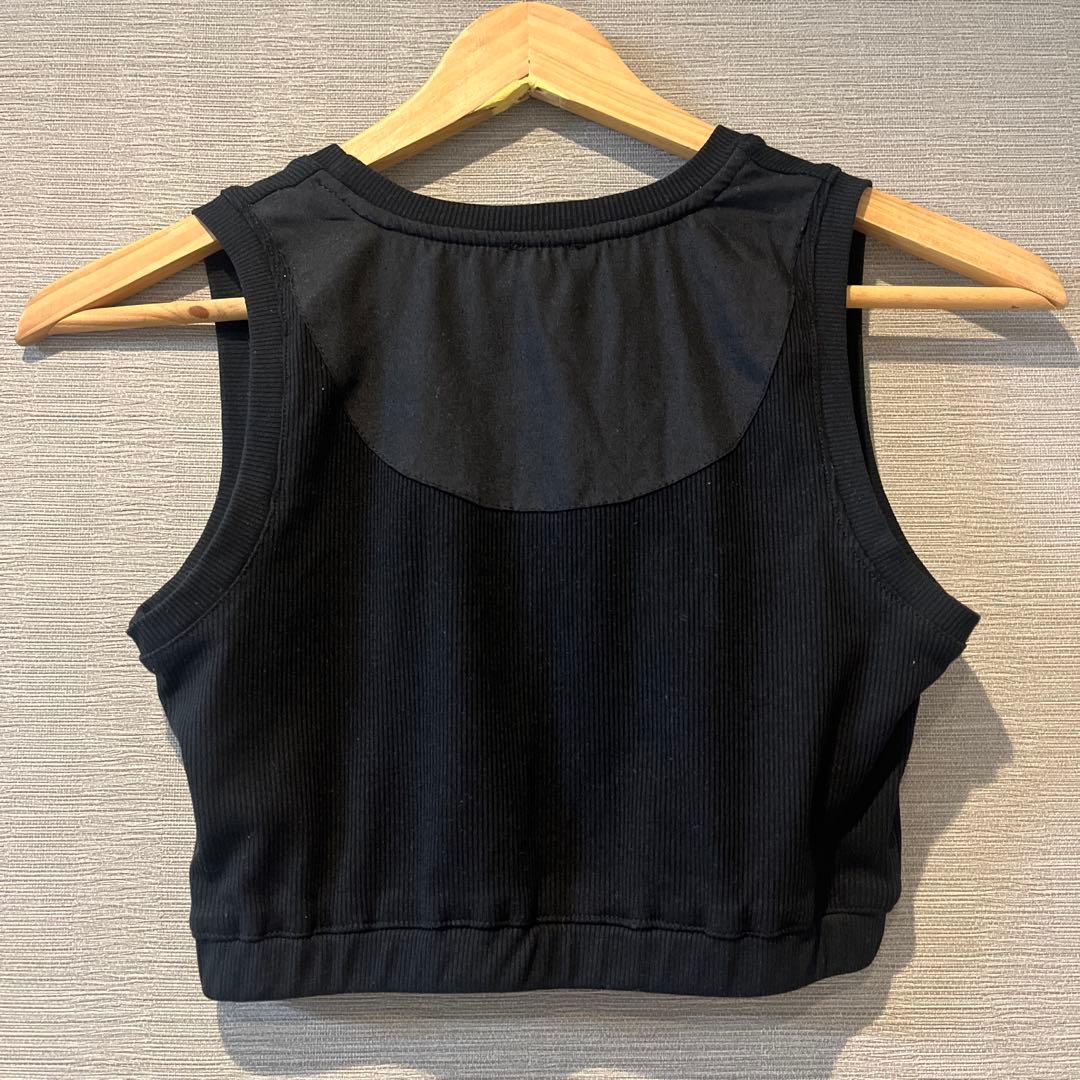 ロエベ　LOEWE タンクトップ　ハーフトップ　S ブラック