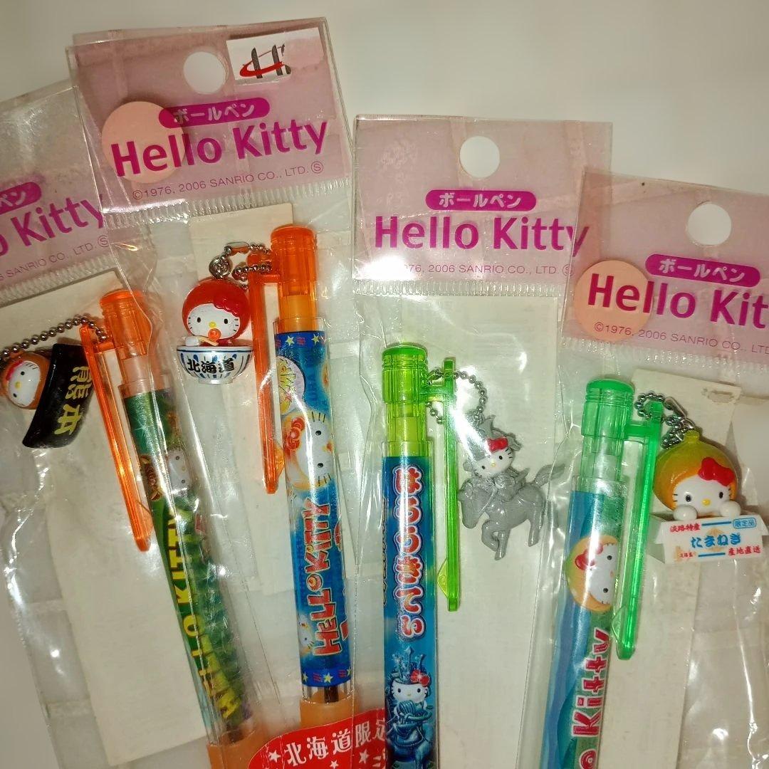 キティちゃん ご当地 ボールペン シャープペン ストラップ ピンバッチ 鈴