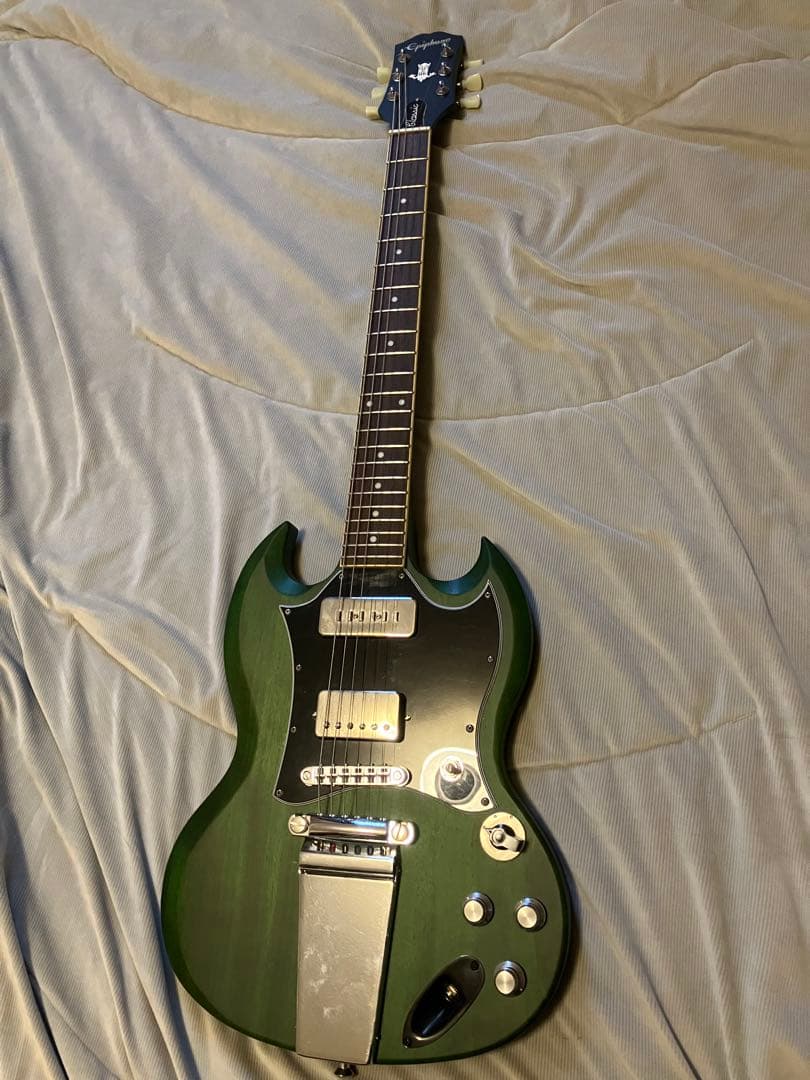 ギター epiphone sg classic inverness green
