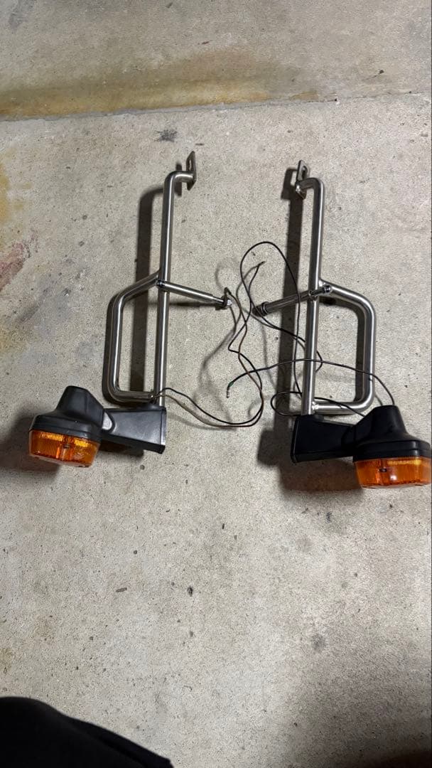 ホーク3 サイドグリップ　純正ウインカー前後セット